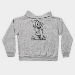 Grotesque #24 The Drolatic Dreams of Pantagruel (1565) Kids Hoodie